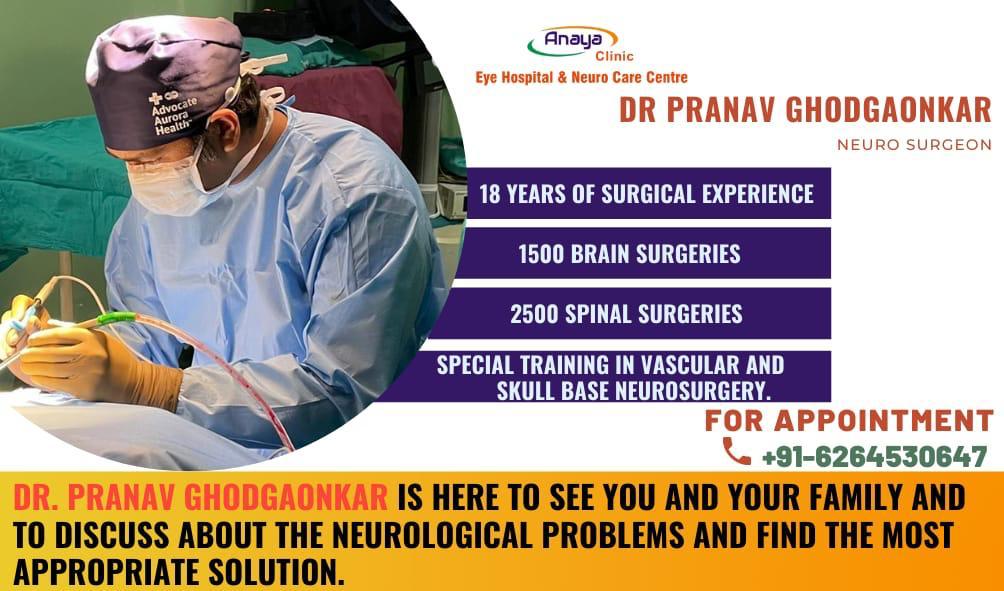 Dr Pranav Ghodgaonkar Neuro Surgeon Indore MP